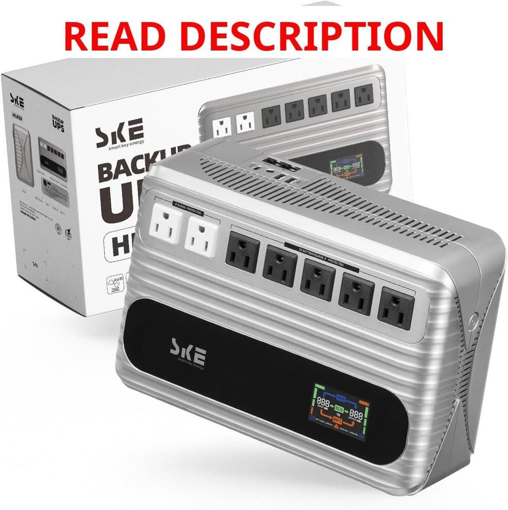 SKE Orion HL850 850VA UPS with LCD & 7 Outlets