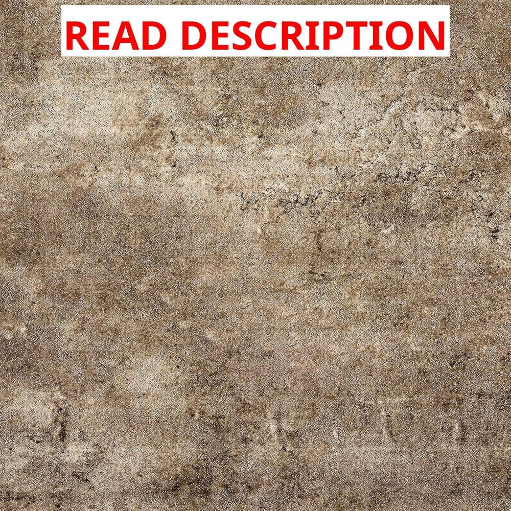 FunStick Brown Concrete Peel & Stick Wallpaper