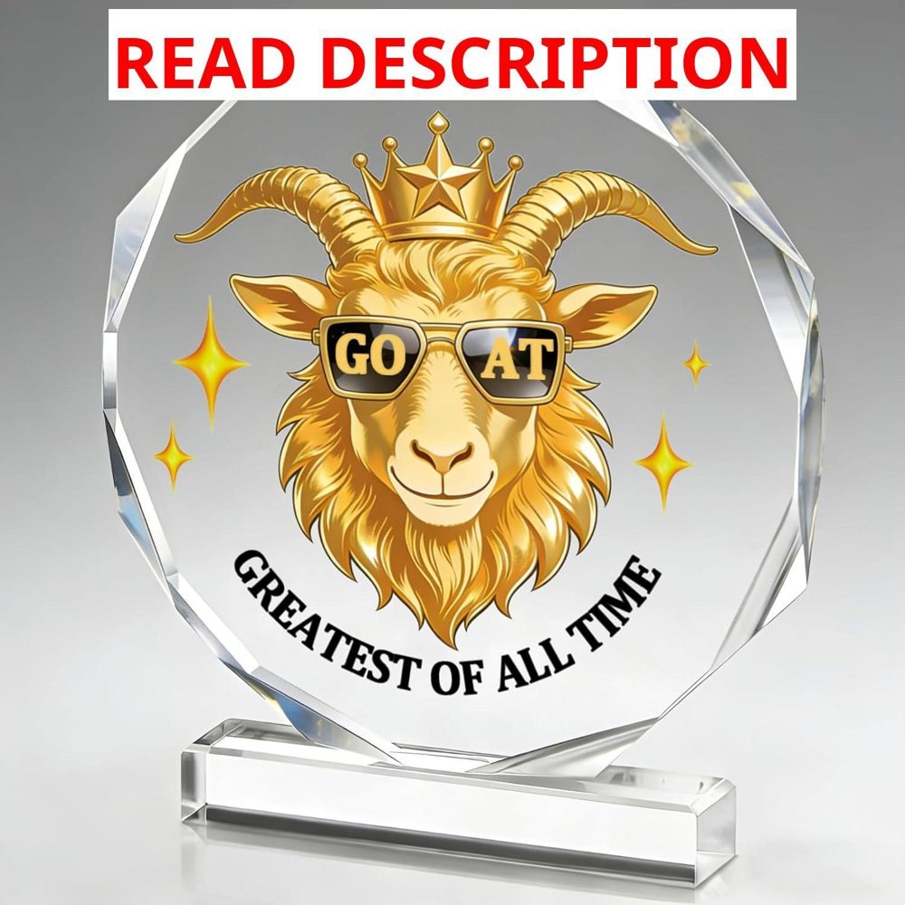 Goat Trophy - Acrylic Championship Trophy Award