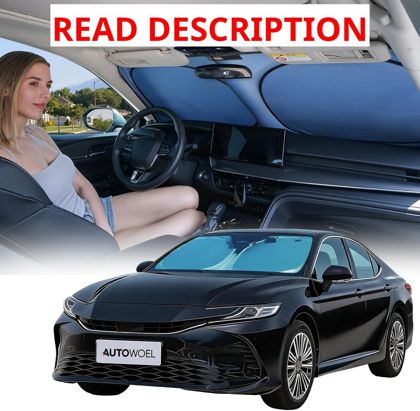 Titanium Silver Car Sun Shade 64"x32"