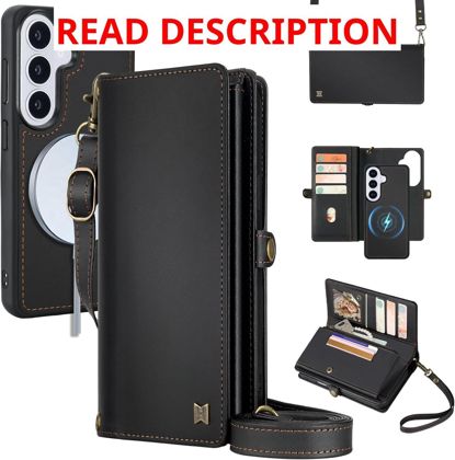 Samsung Galaxy S26+ Wallet Case (Black)