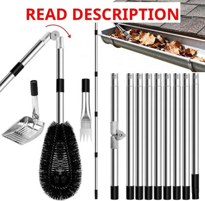 Gutter Cleaning Tool with Swivel Head