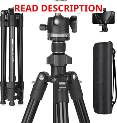 JOILCAN 66" Camera Tripod with Ball Head