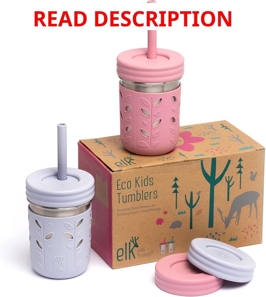 Elk and Friends 10oz Stainless Cups 2 Pack