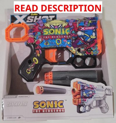 X-Shot Skins Menace Blaster 8x Darts (Sonic)