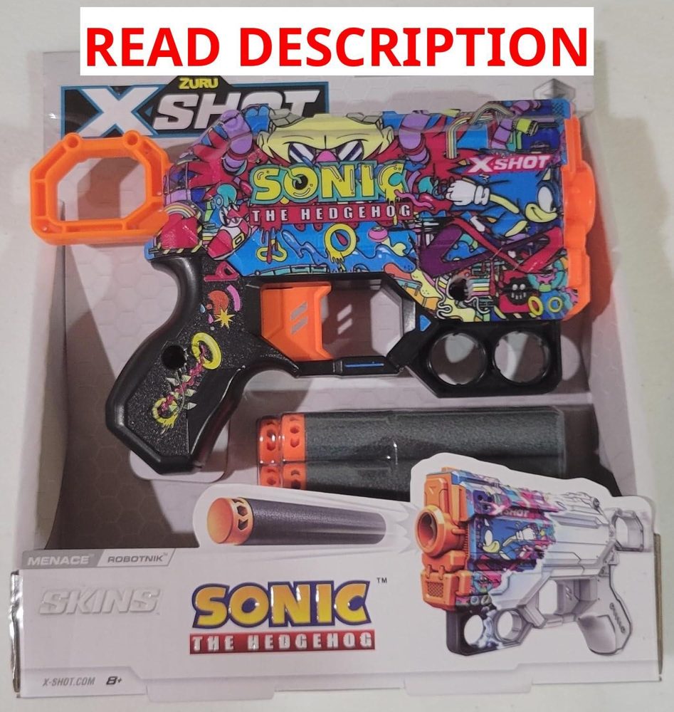 X-Shot Skins Menace Blaster 8x Darts (Sonic)