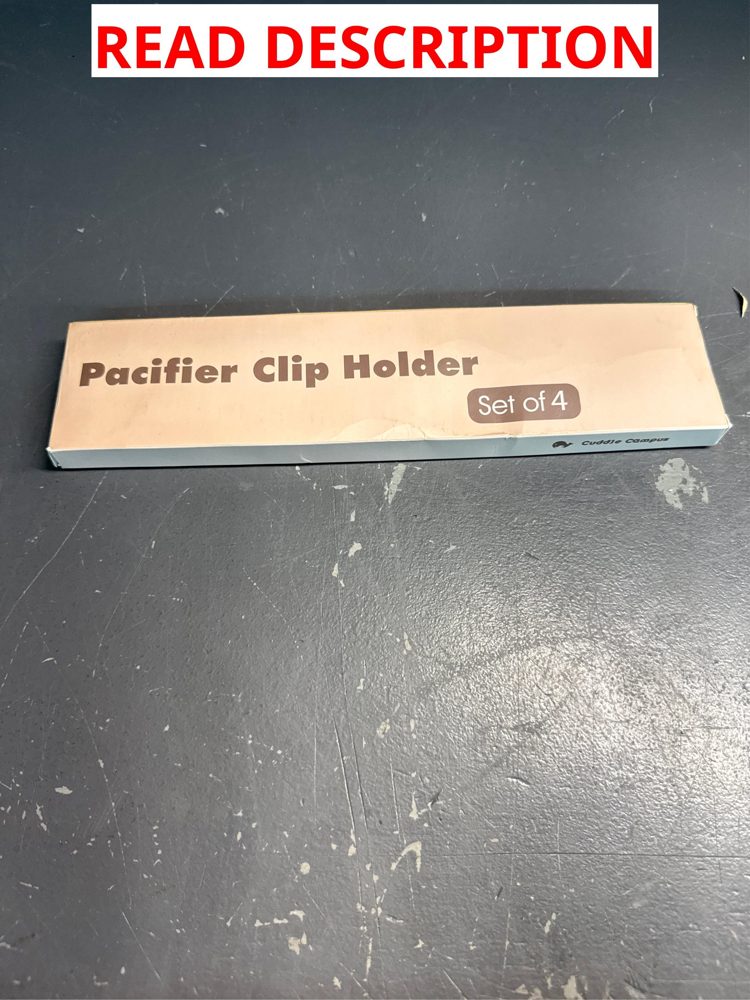 Pacifier Clip Holder 4-Pack