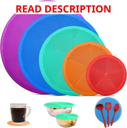 KooMall 12-10-8-6-4" Microwave Mat Trivet Pad