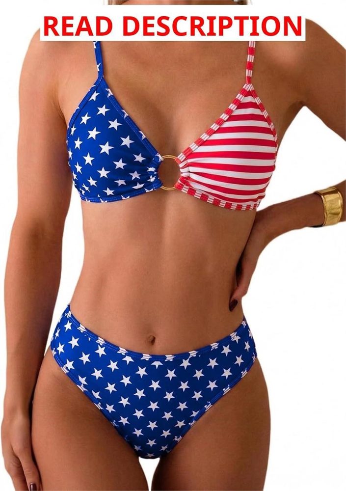 Tainehs Women's Two Piece Bikini Set O-Ring