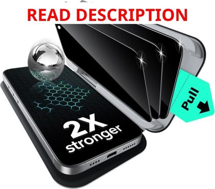 ESR 3 Pack iPhone 16 Pro Max Privacy Protector