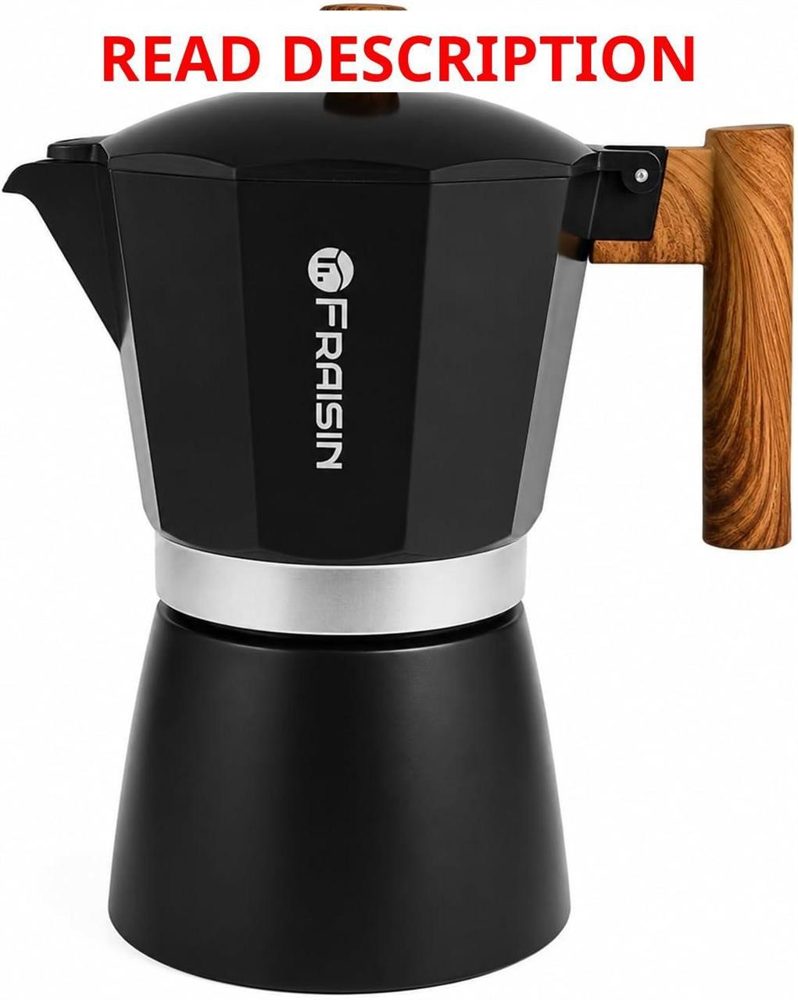 Stovetop Espresso Moka Pot 12-cup