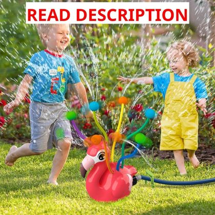 Flamingo Water Sprinkler Toy for Kids