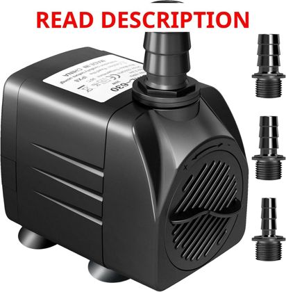 GROWNEER 550GPH Submersible Pump (30W)