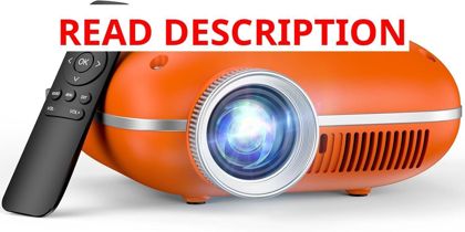 HOMPOW Mini Projector with Bluetooth 1080P
