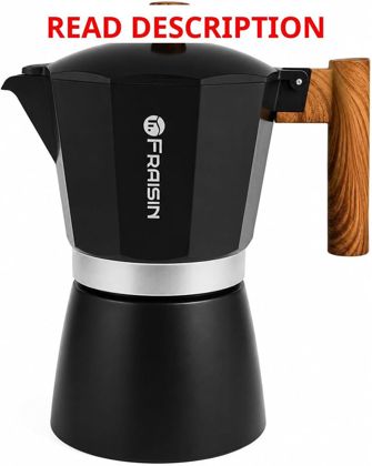 Stovetop Espresso Moka Pot 12-cup