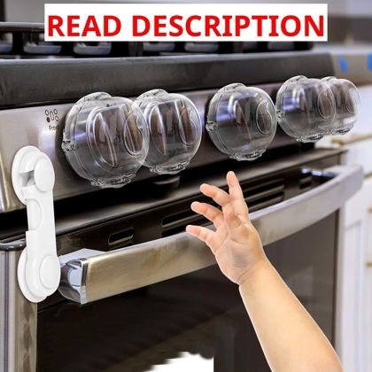 Mom's Choice Stove Knob Covers (5+1)