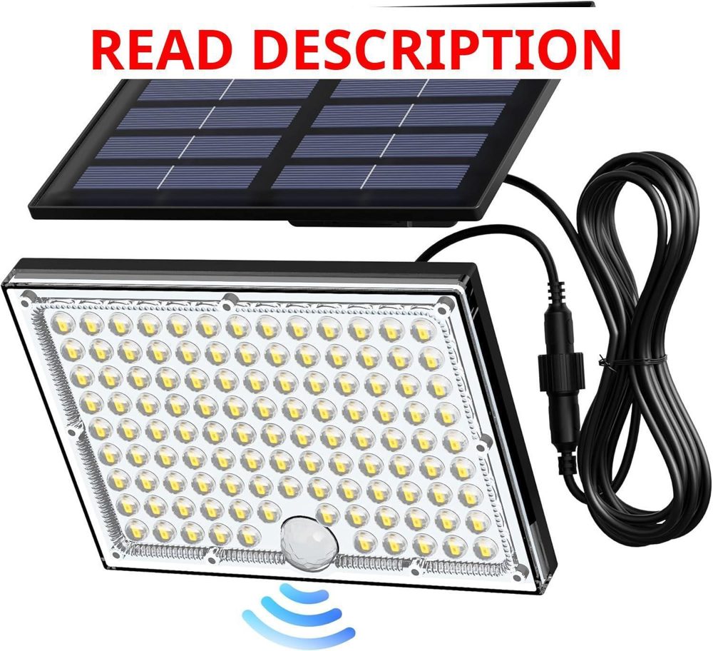 JACKYLED Solar Lights with Motion Sensor