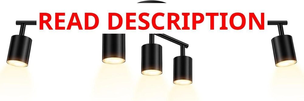 BoostArea 5-Light Track Kit Black
