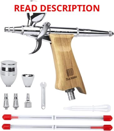 Airbrush Kit: 0.3/0.5/0.8mm Needles & Cup