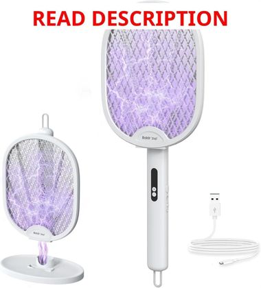 BALDR Electric Fly Swatter Racket 2-in-1