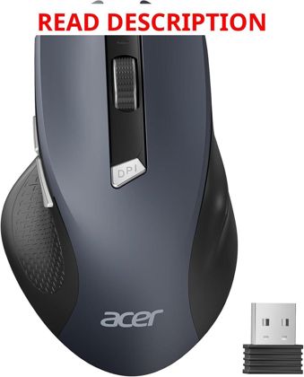 Acer Wireless Mouse USB Receiver 6 Buttons