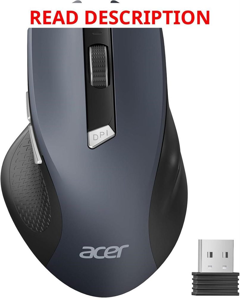 Acer Wireless Mouse USB Receiver 6 Buttons