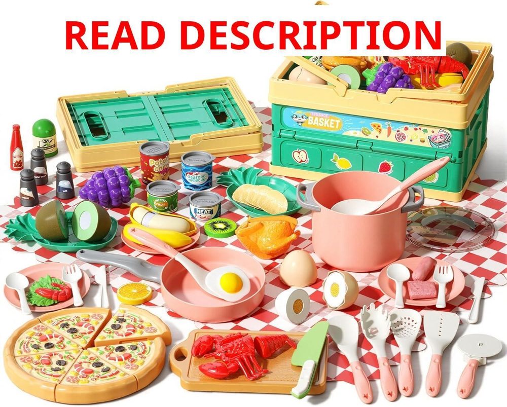 Pretend Kitchen Set for Toddlers - Pink Gift