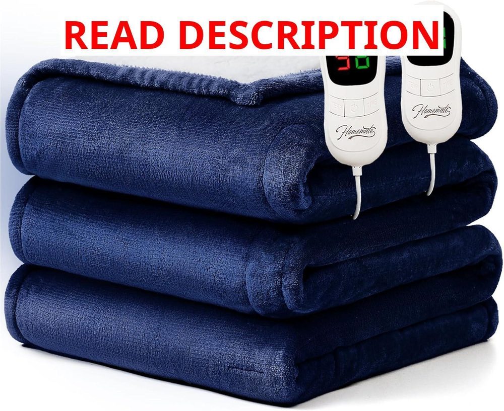 Homemate Electric Heated Blanket Queen 84x90