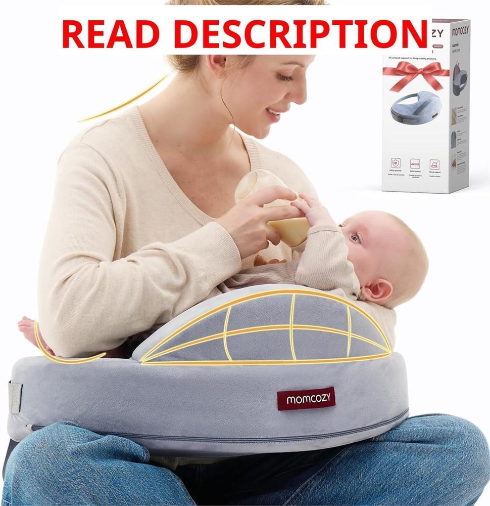 Momcozy Safety Guard Nursing Pillow Firm