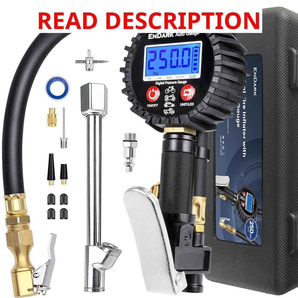 ENDARK Tire Pressure Gauge 250 PSI