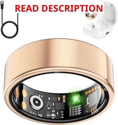 Smart Ring Fitness Tracker Rose Gold 8#