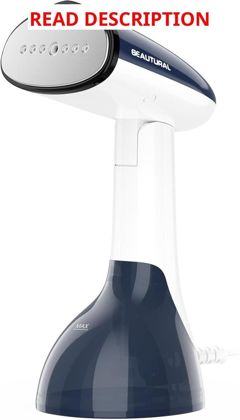 BEAUTURAL Steamer for Clothes 120V Blue