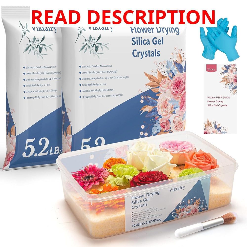 10.4 lb Silica Gel Flower Drying Crystals