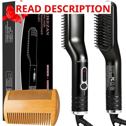 Beard Straightener Kit for Men Dual Voltage
