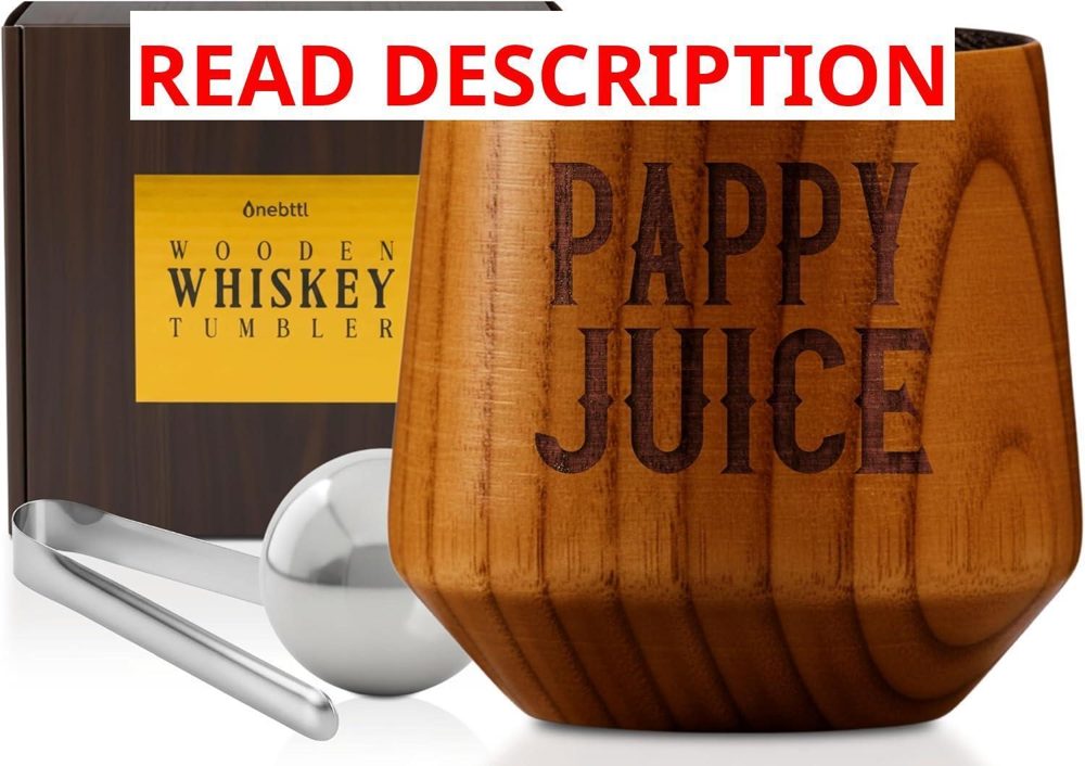 Onebttl Pappy Gifts Charred Bourbon Glass