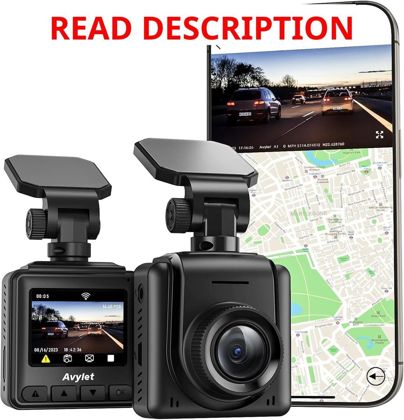 Dash Cam 2K with WiFi GPS 1.5" IPS