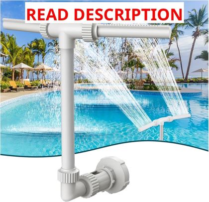 Klleyna Dual-Spray Water Fountain Nozzle 2in1