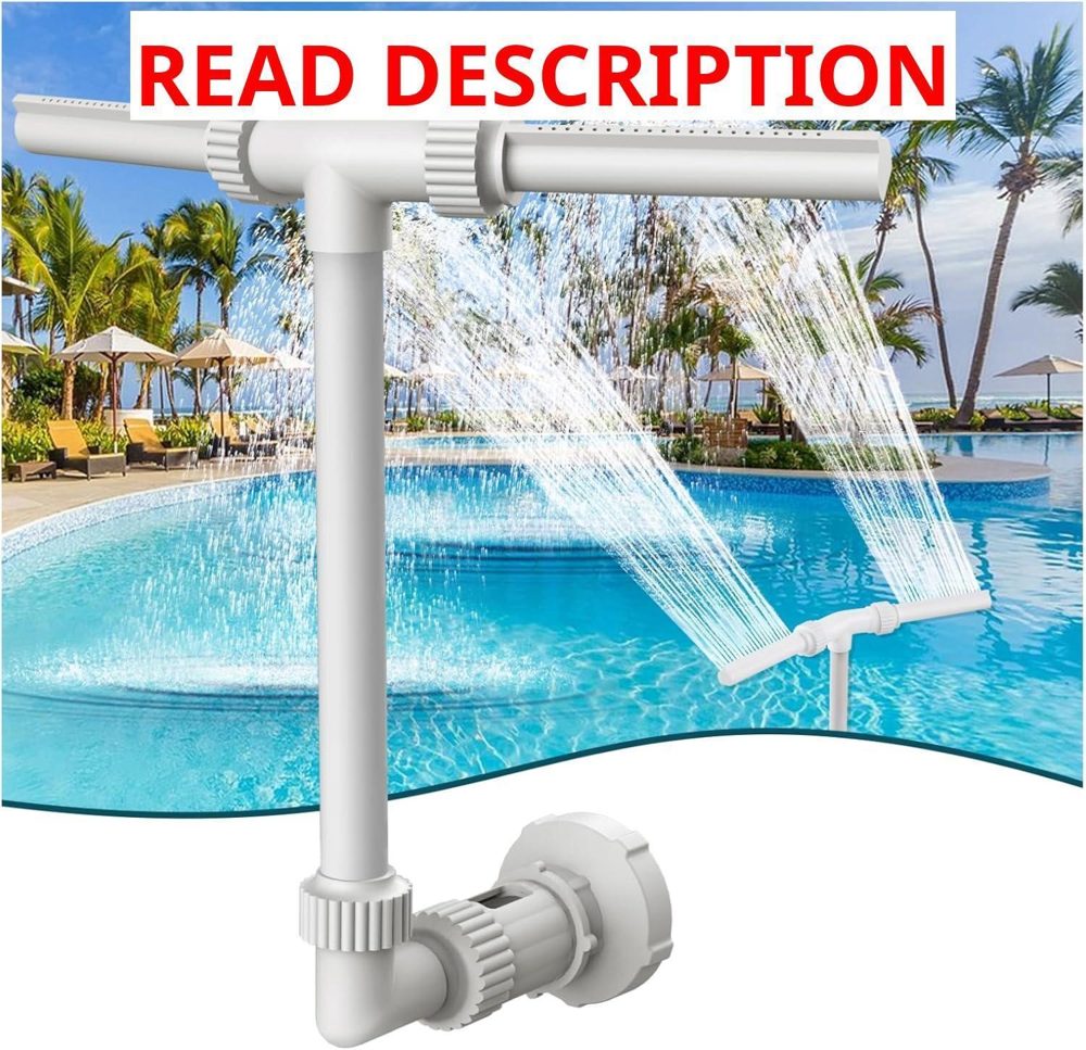 Klleyna Dual-Spray Water Fountain Nozzle 2in1