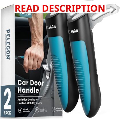PELEGON Car Door Handle for Elderly (2 Pack)