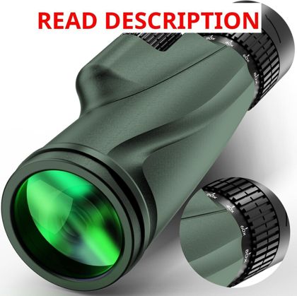 Monocular Telescope 80x100 with Tripod Green