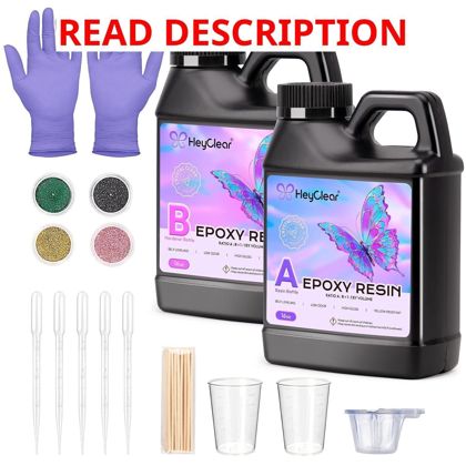 HeyClear Epoxy Resin Kit 32 oz 2 Part