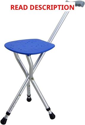 Walking Stick Stand Folding Tripod Chair Cane
