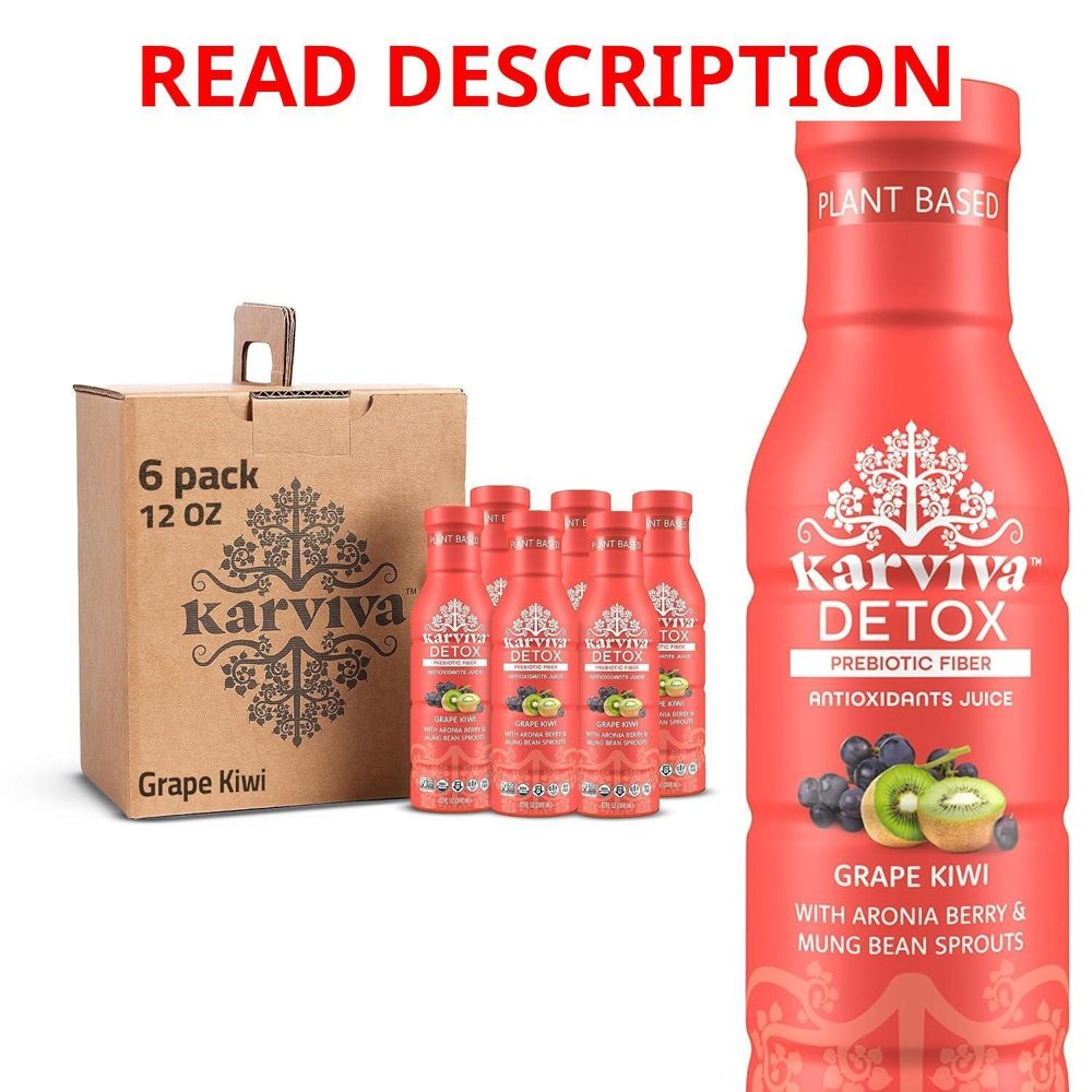 Organic Detox Juice: Sprout & Berry 6 Bottles