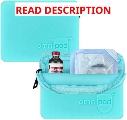 Omnipod Protective Case | Vial & Pod Aqua