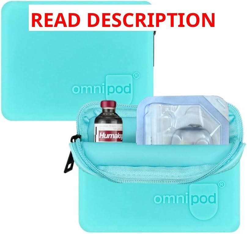 Omnipod Protective Case | Vial & Pod Aqua