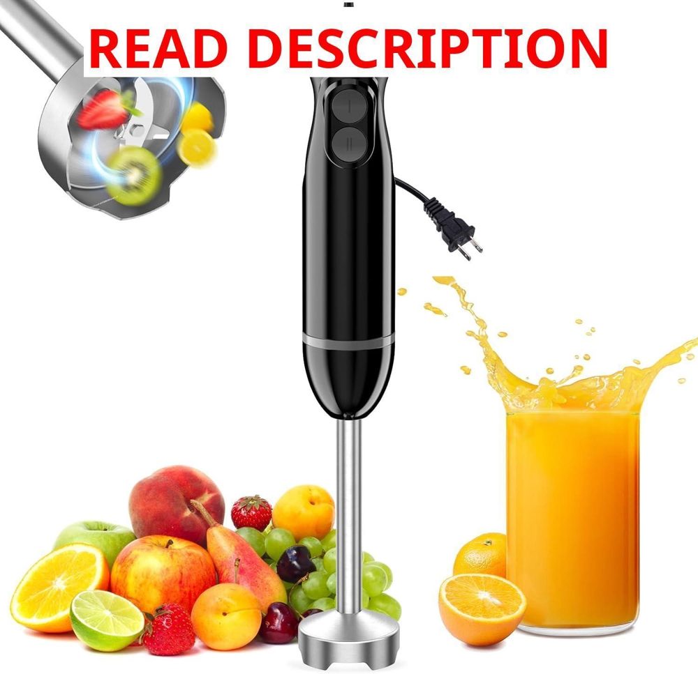 Bonsenkitchen Hand Blender Immersion Mixer