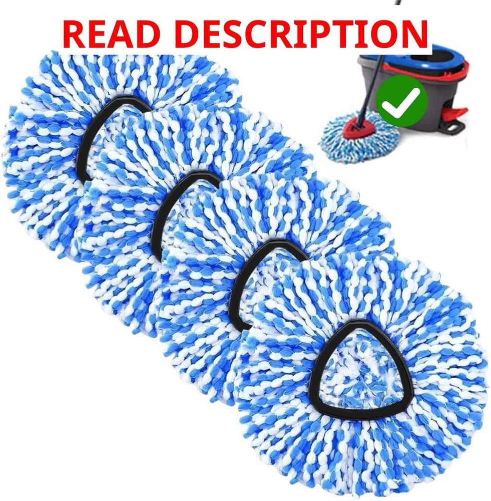 O-Cedar Spin Mop Replacement Head 4-Pack