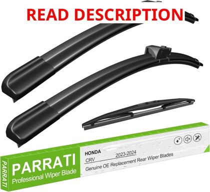 PARRATI Windshield Wiper Blades 24"+19"+10"