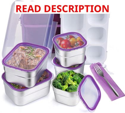 DaCool Kids Bento Lunch Box Purple