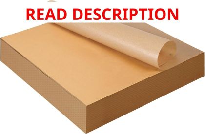 300Pcs Unbleached Parchment Paper Sheets 12x12